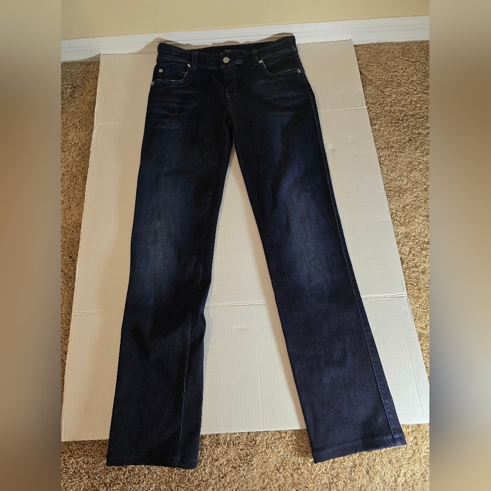 ARMANI Collezioni Dark Wash Straight Leg Dark Wash Denim Blue Jeans Size 27